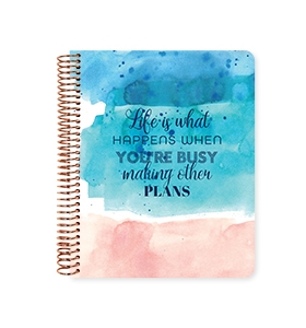 2022 Diary Changeable Watercolor Quote